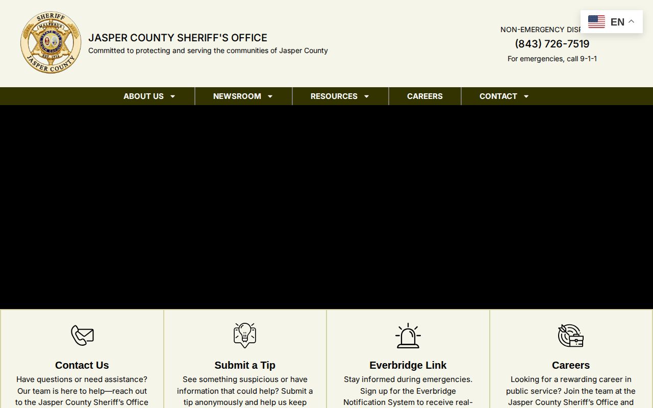 Jasper County Sheriff route for a 72-hour release check